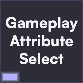 Plugin icon of Gameplay Attribute Select
